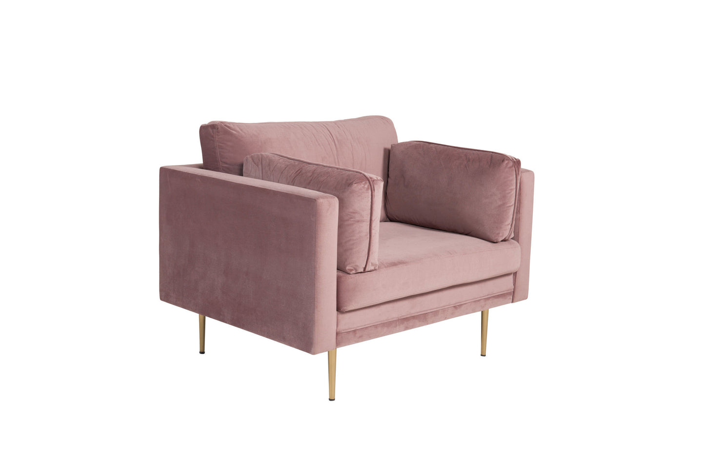 Boom fauteuil roze/goud