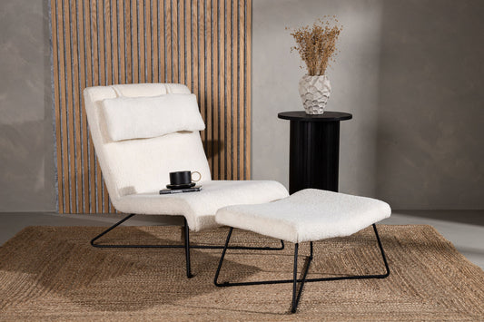 Laconia fauteuil wit teddy