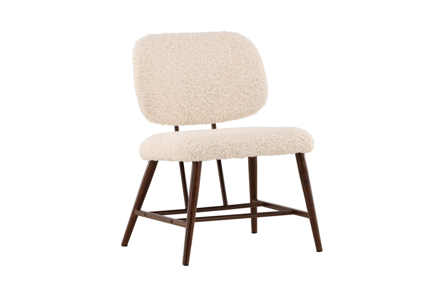 Midland fauteuil creme wit teddy