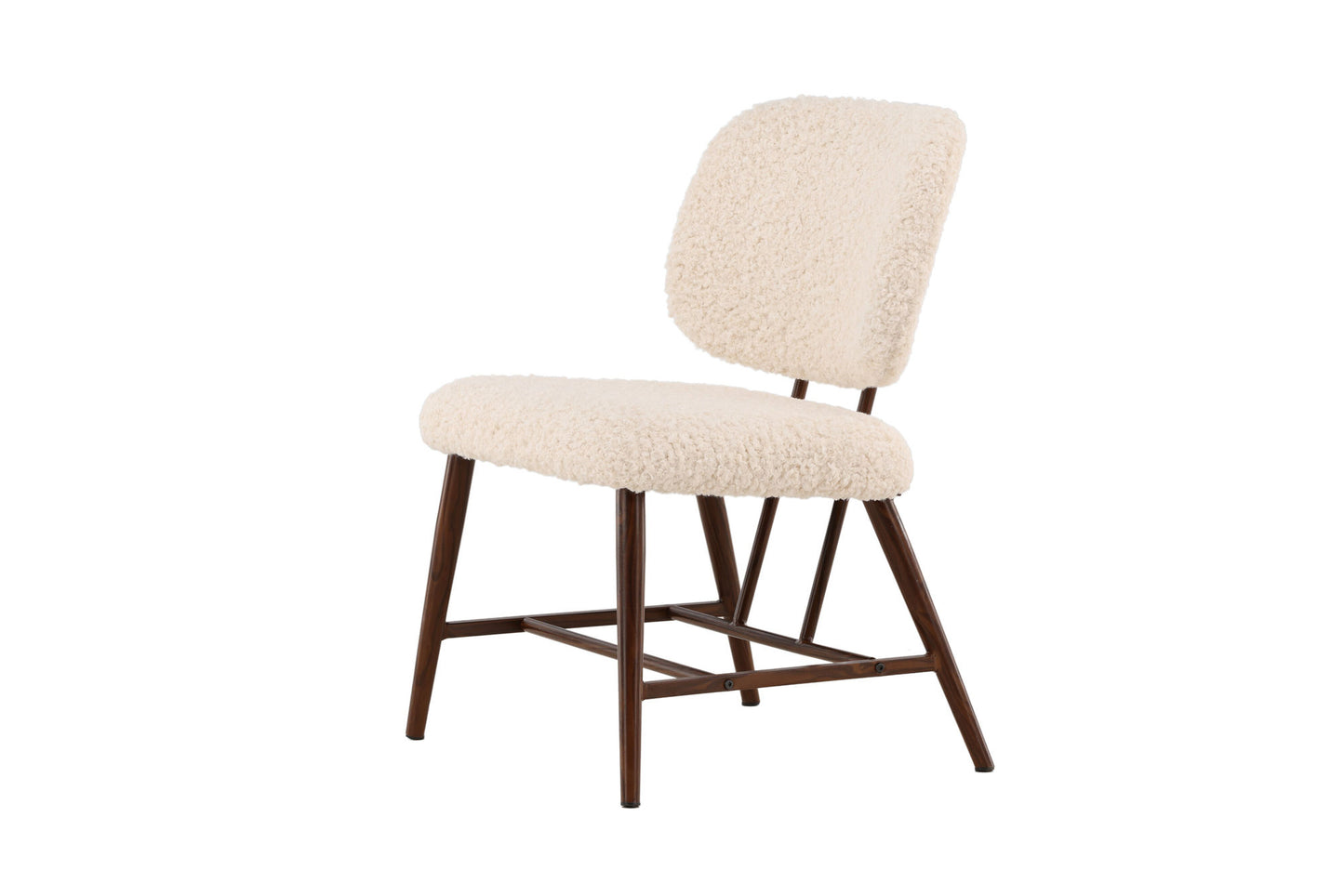 Midland fauteuil creme wit teddy