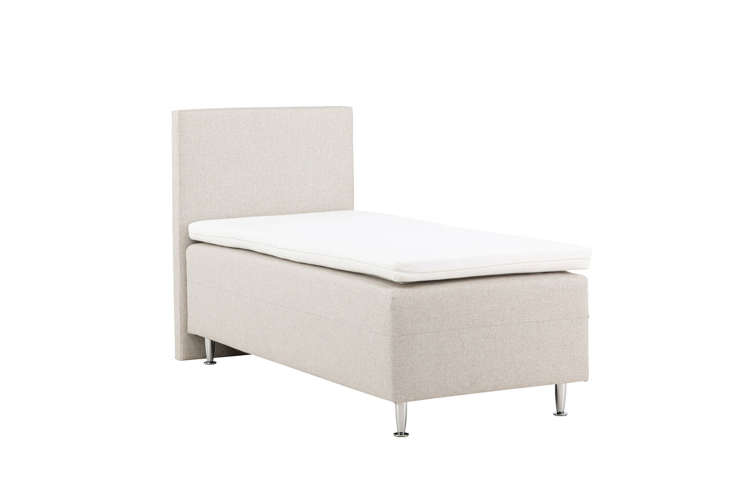 Mesa 1 person bed beige 90x200 