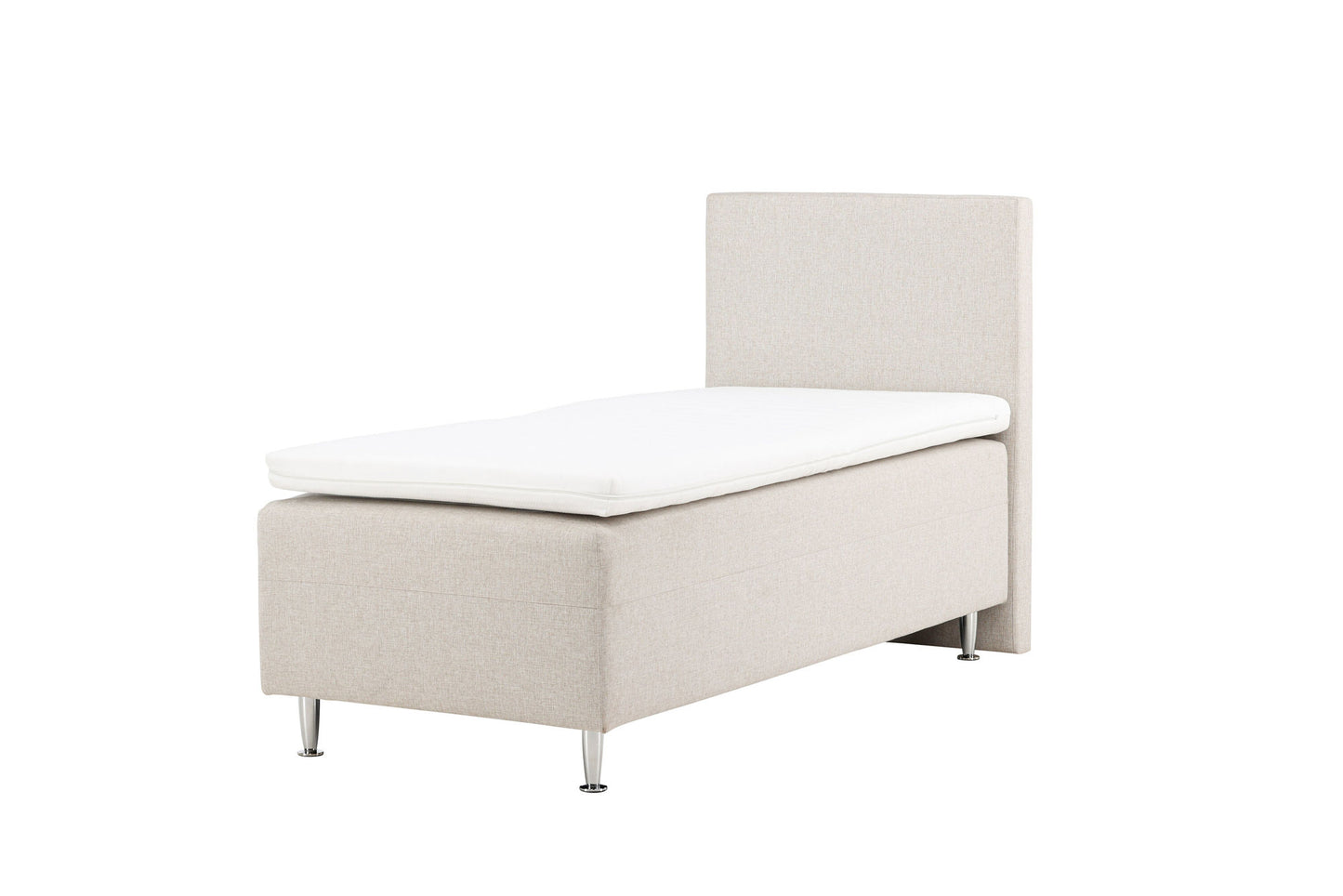 Mesa 1 person bed beige 90x200 