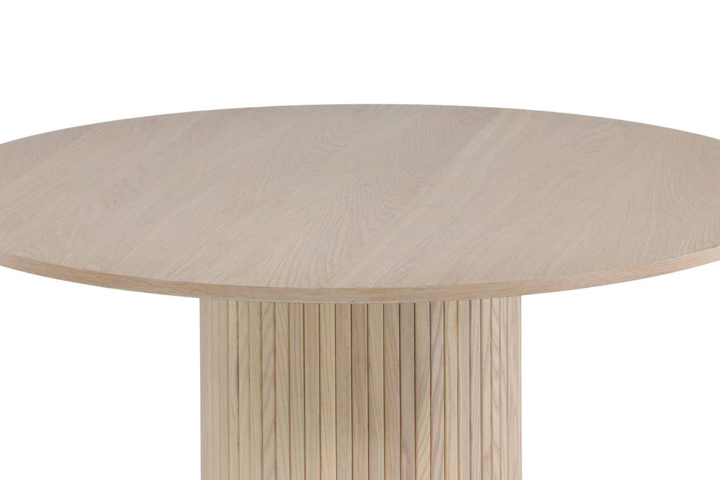 Bianca dining room table round natural wood
