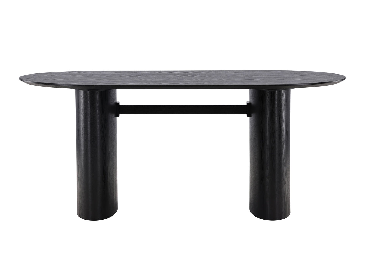 Isolde dining room table oval black