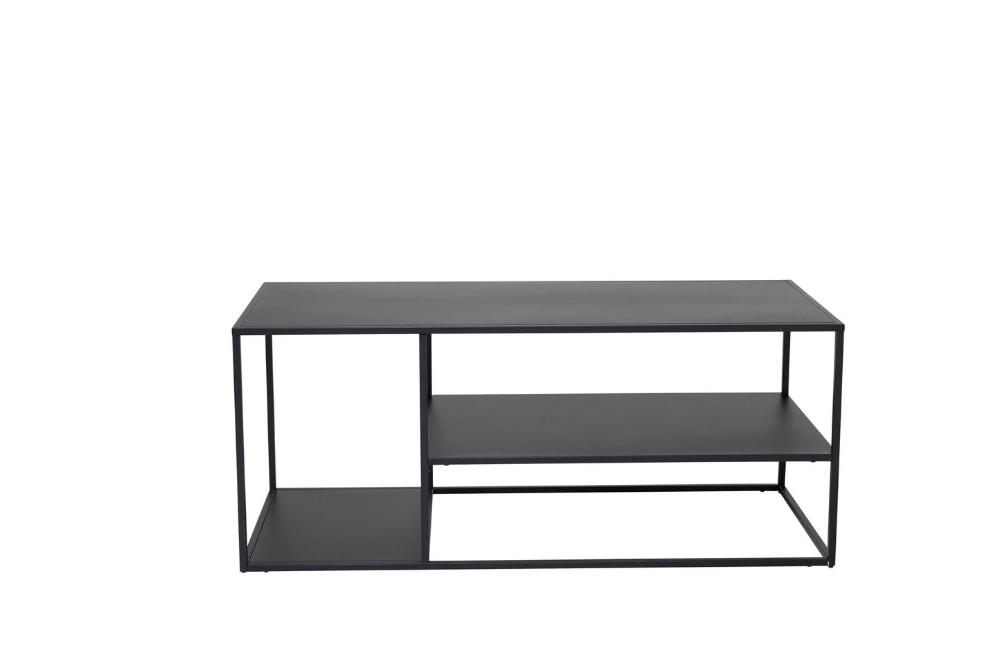 Table basse en acier rectangle noir