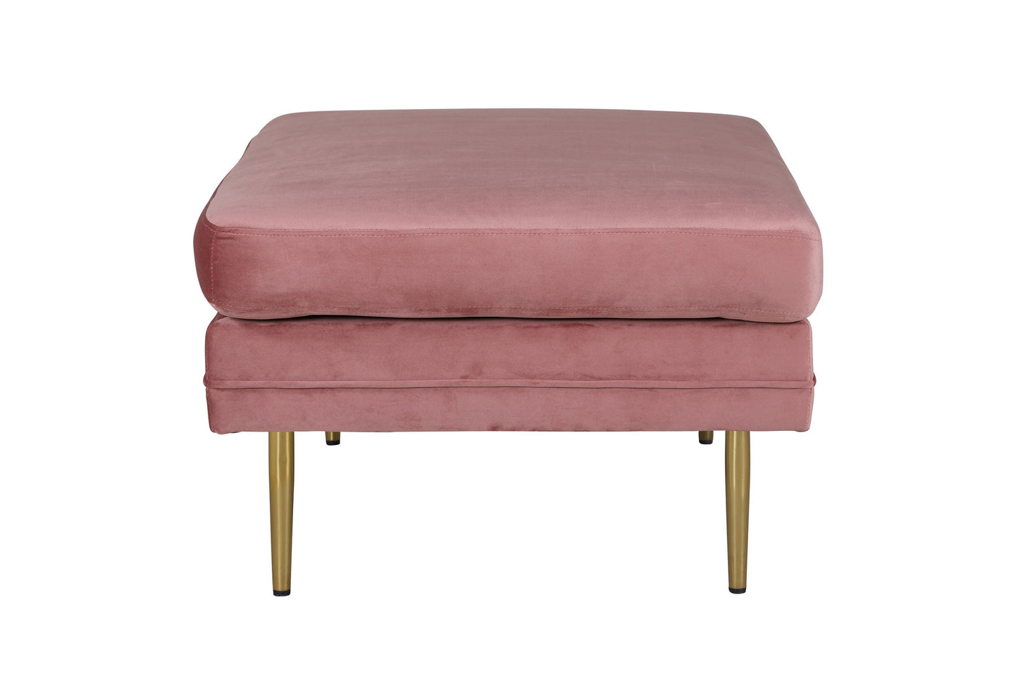 Pouf Tree velours rose