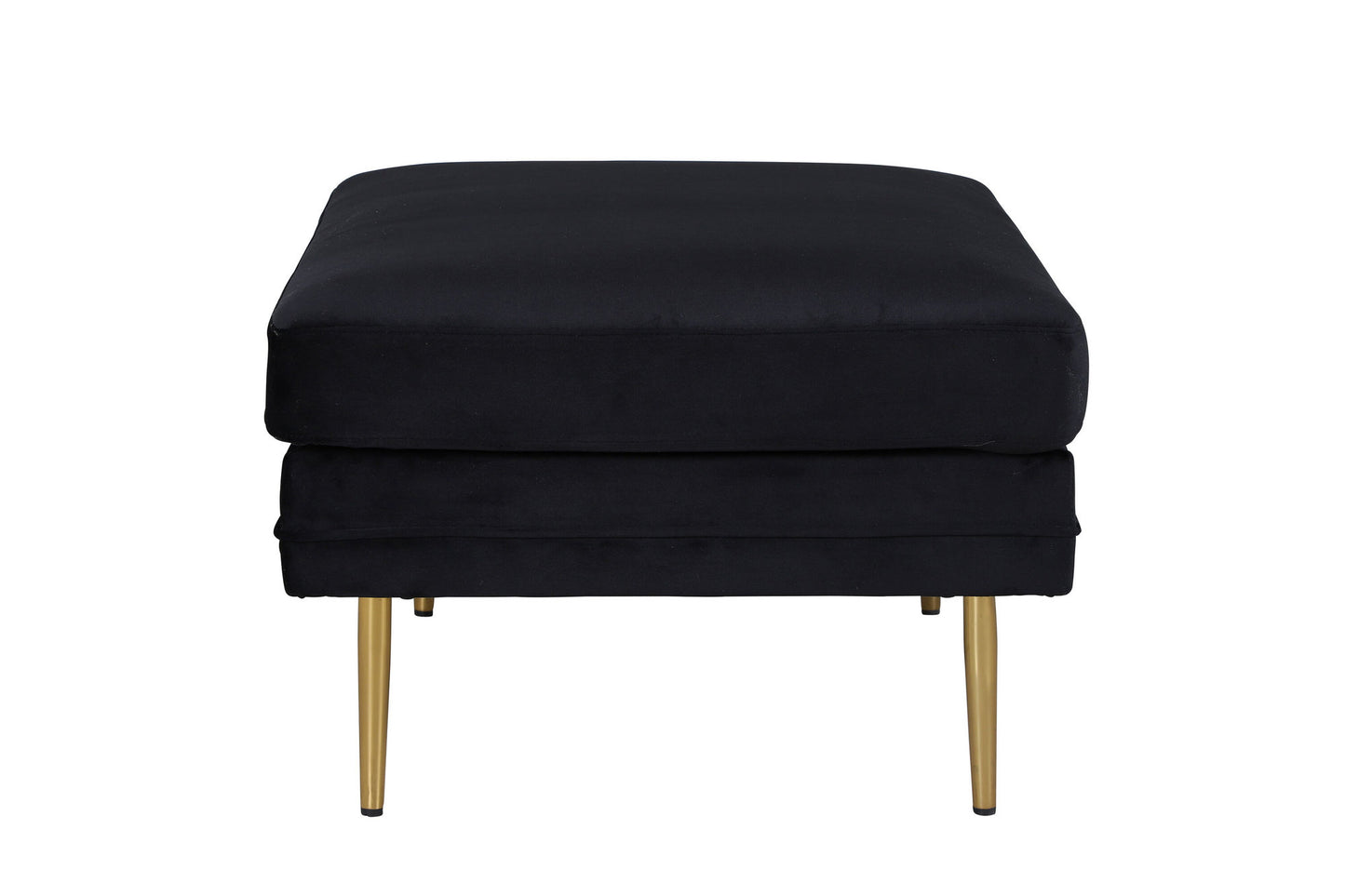 Tree pouf black velvet