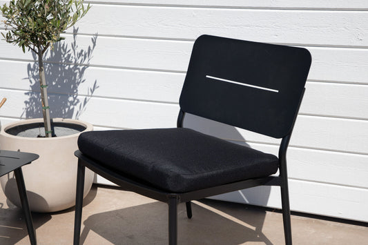 Lina garden chair black per 2 pieces
