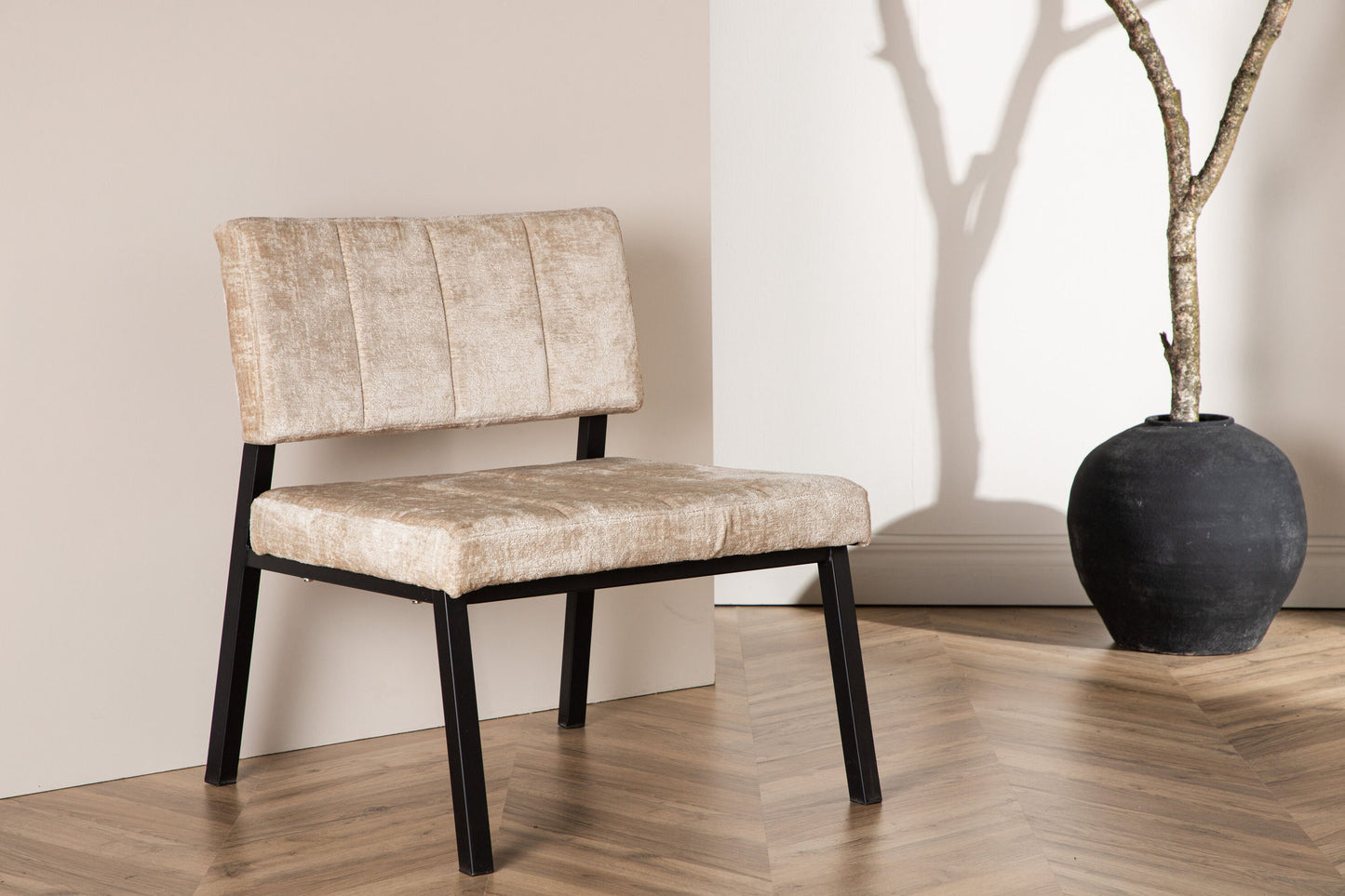 Monett fauteuil beige - La Vivre