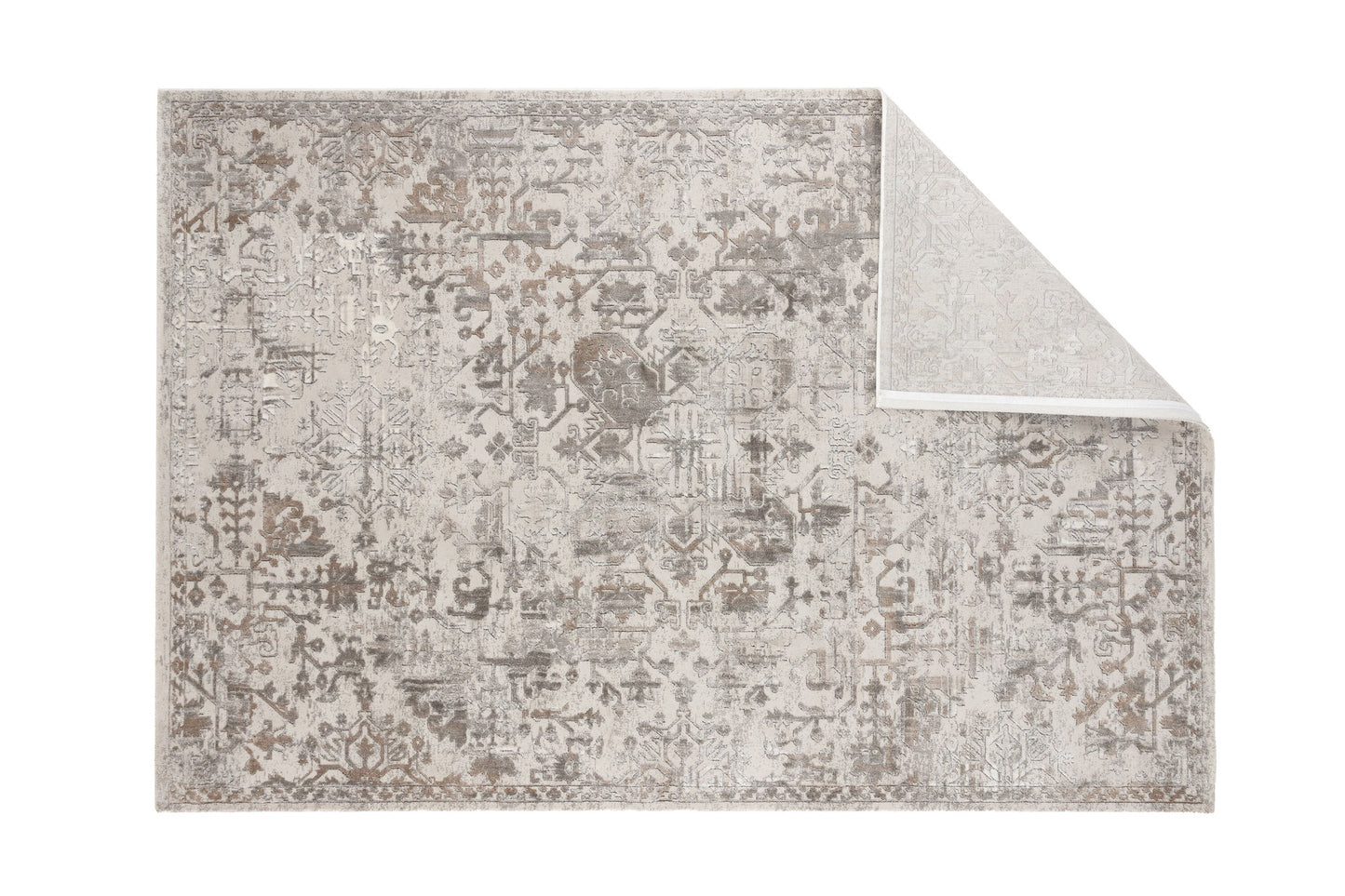 Cleo rug 230x160 silver