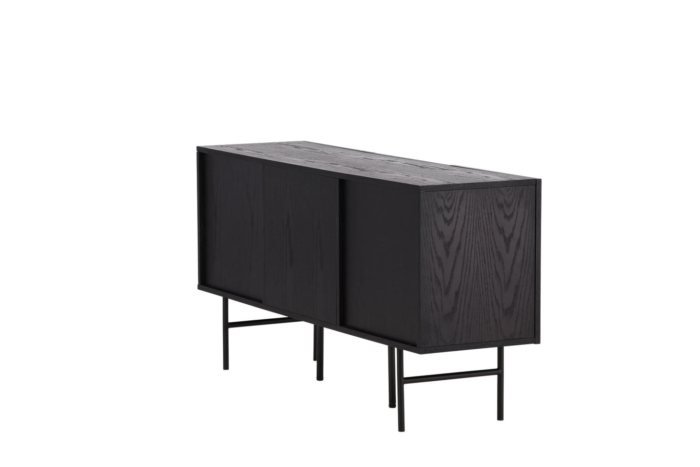 Björkön storage cabinet black 150cm 