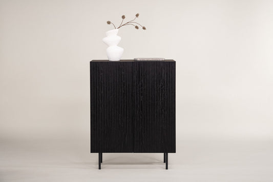 Björkön storage cabinet black 80cm