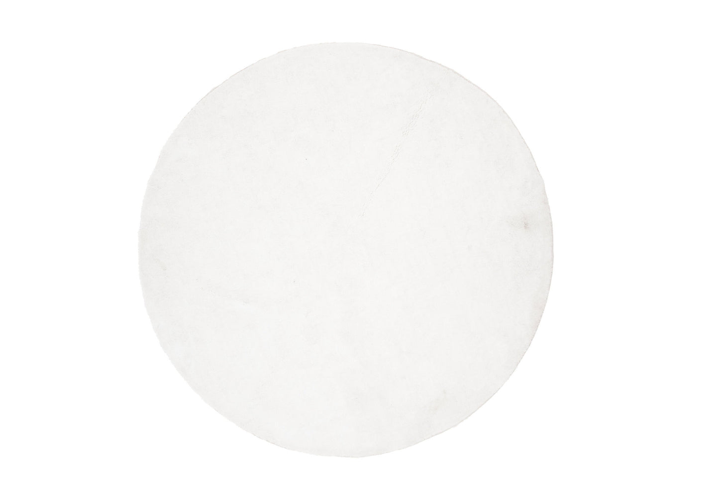 Undra rug round 200ø white