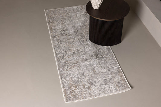 Tapis Cléo 200x80 argent