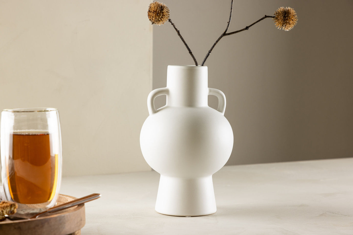 Cent vase white