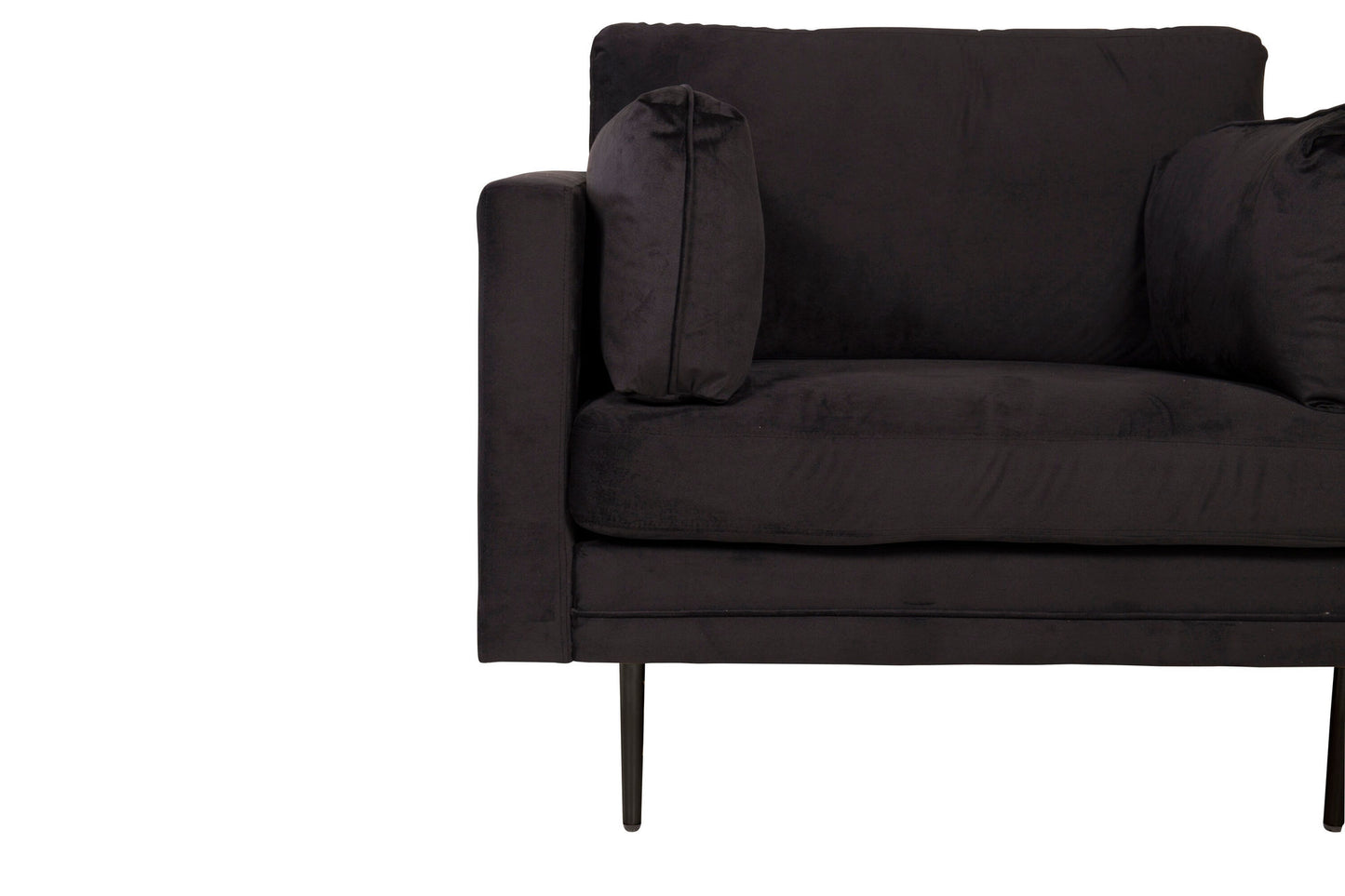 Boom fauteuil zwart velvet