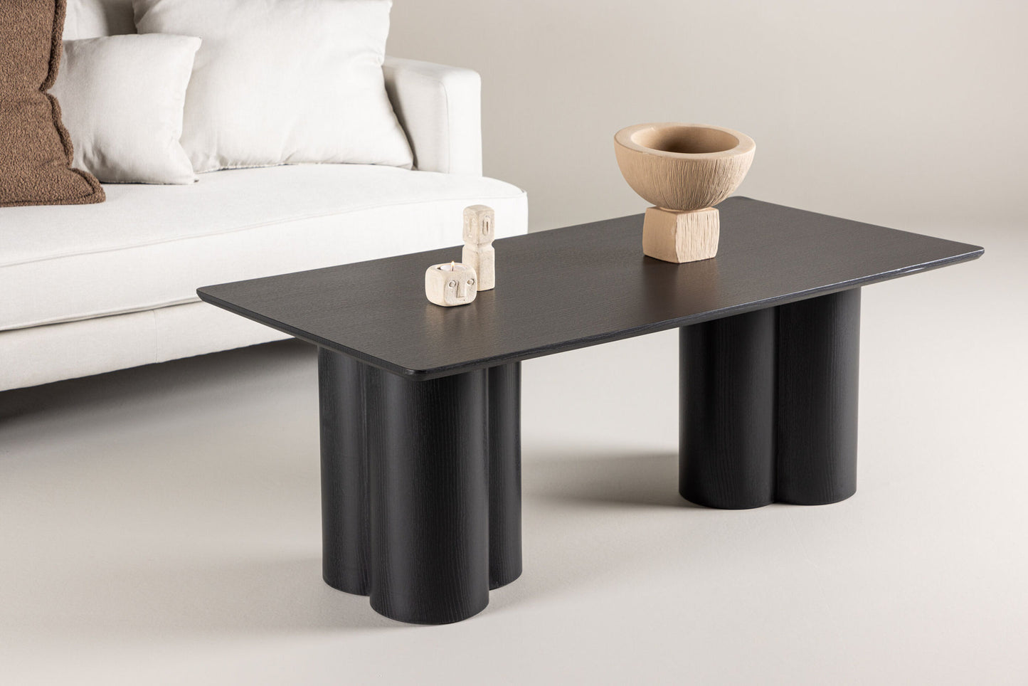 Olivia coffee table rectangle black