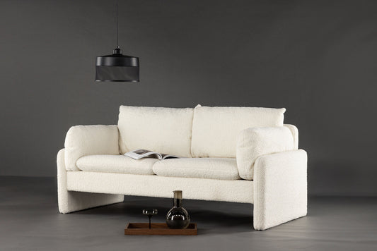 Vindel sofa white teddy