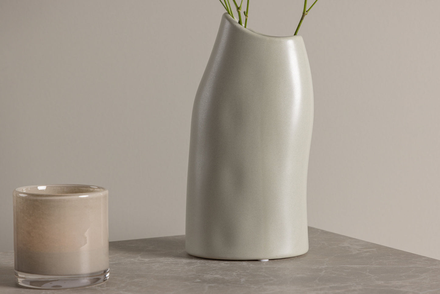 Ernst vase light gray