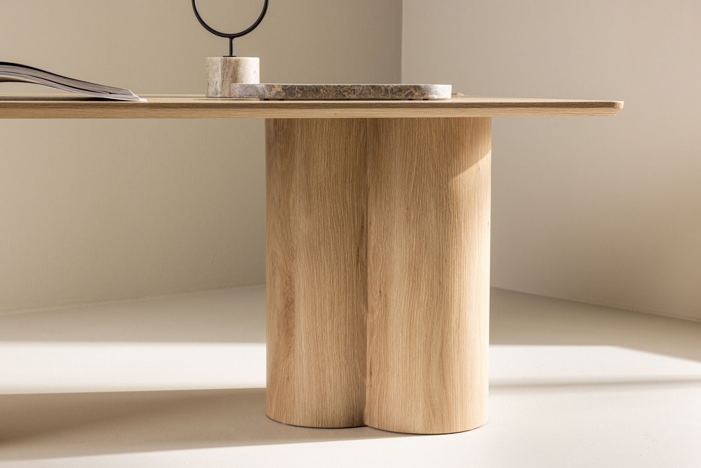 Table basse Olivia rectangle bois naturel