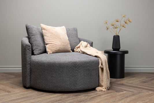 Kelso sofa gray fleece