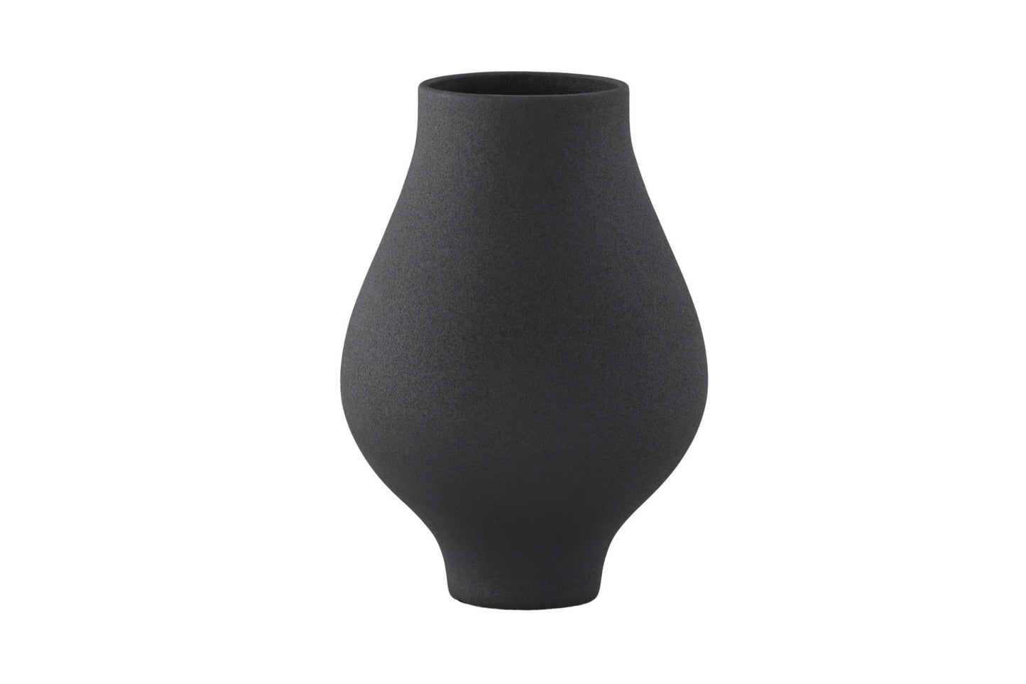 Vase Rellis noir M