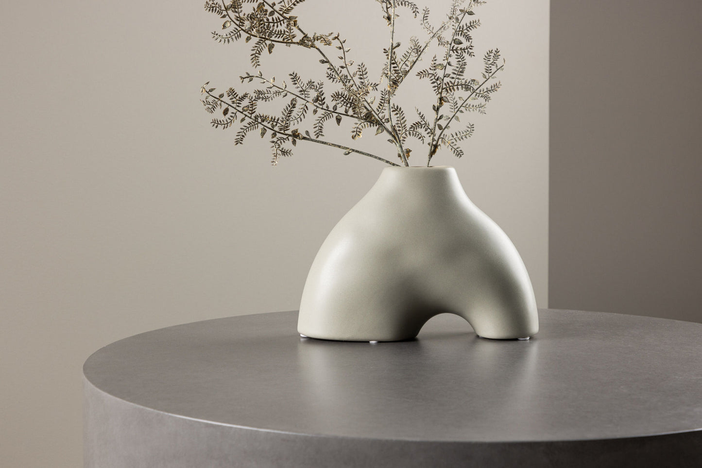 Vase Kento gris