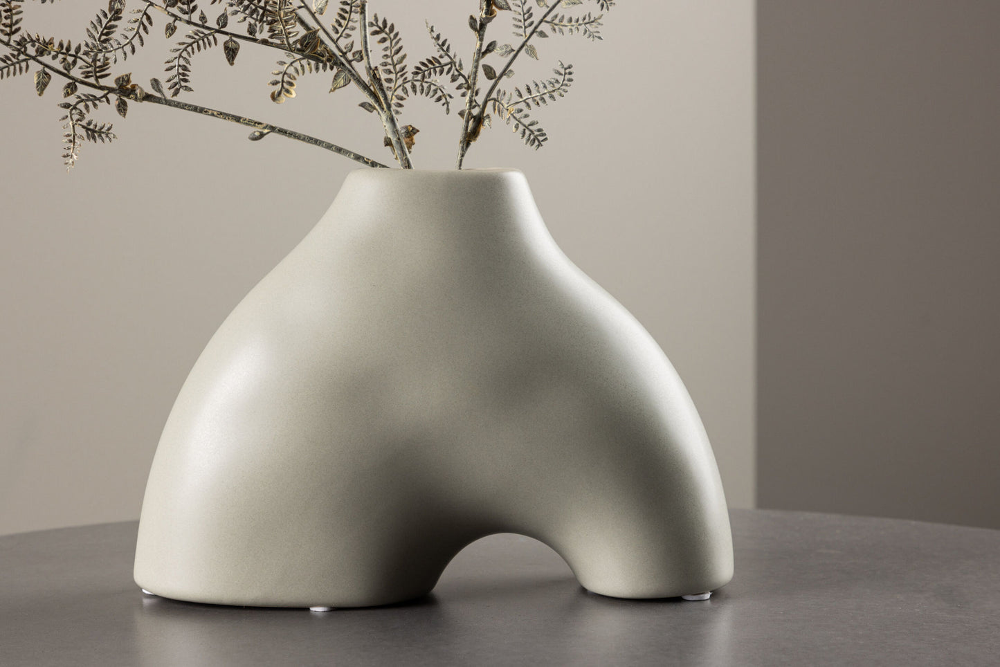 Vase Kento gris