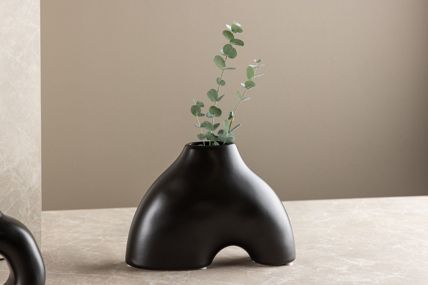 Vase Kento noir