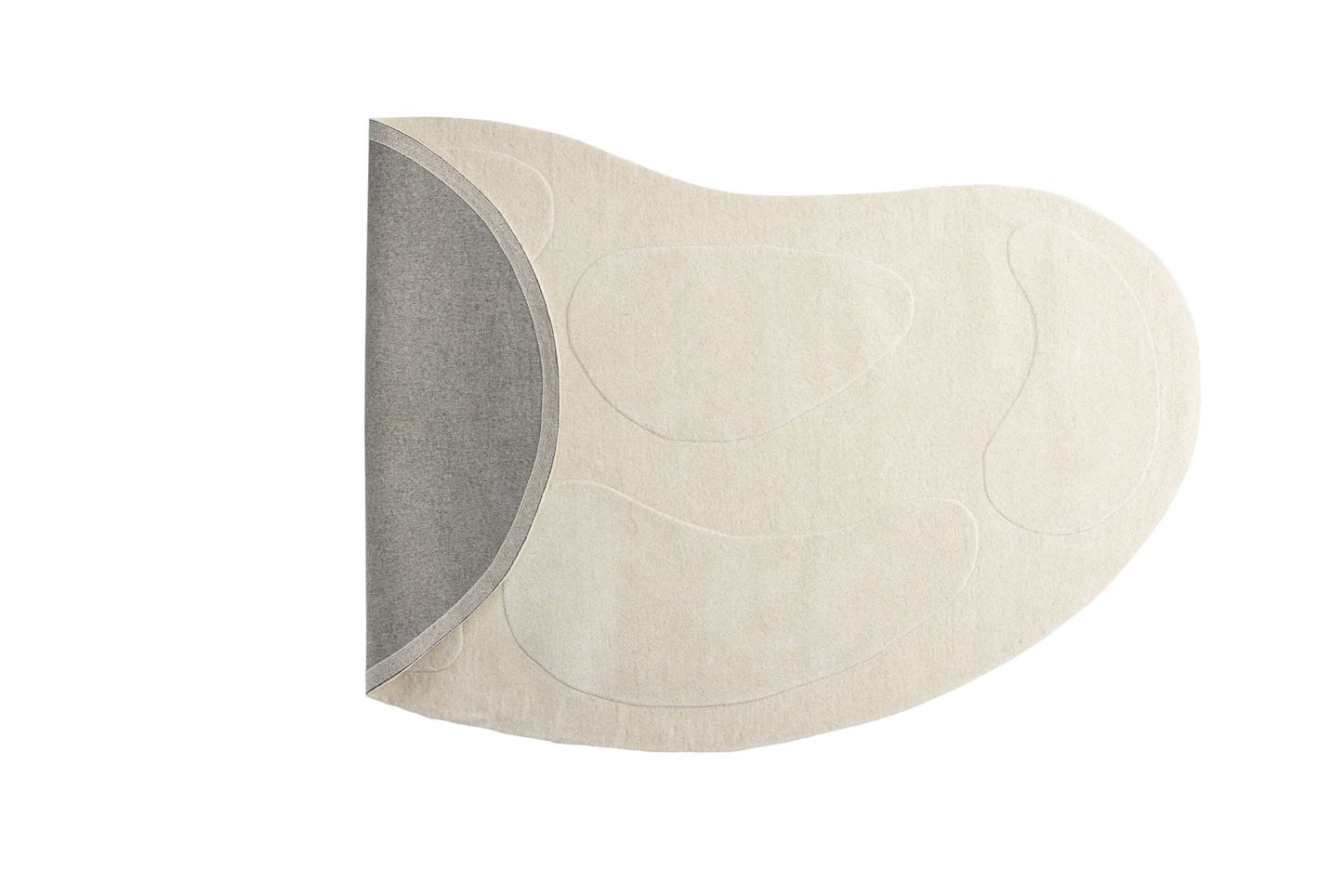 Tapis Enard ovale 290x175 blanc